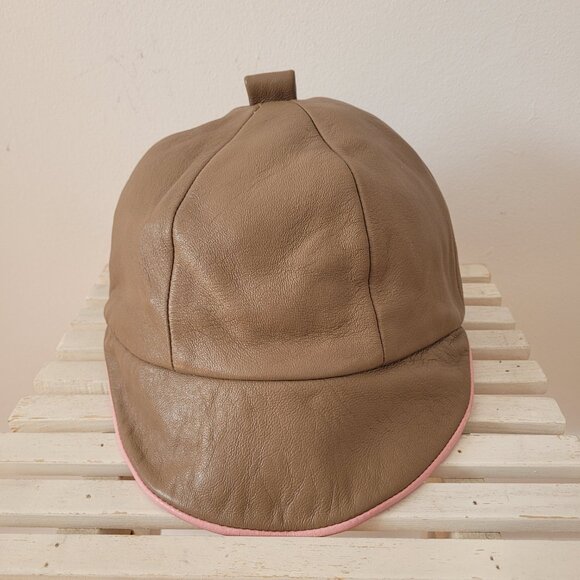 Erin Templeton All Leather Baseball Cap - Picture 1 of 5